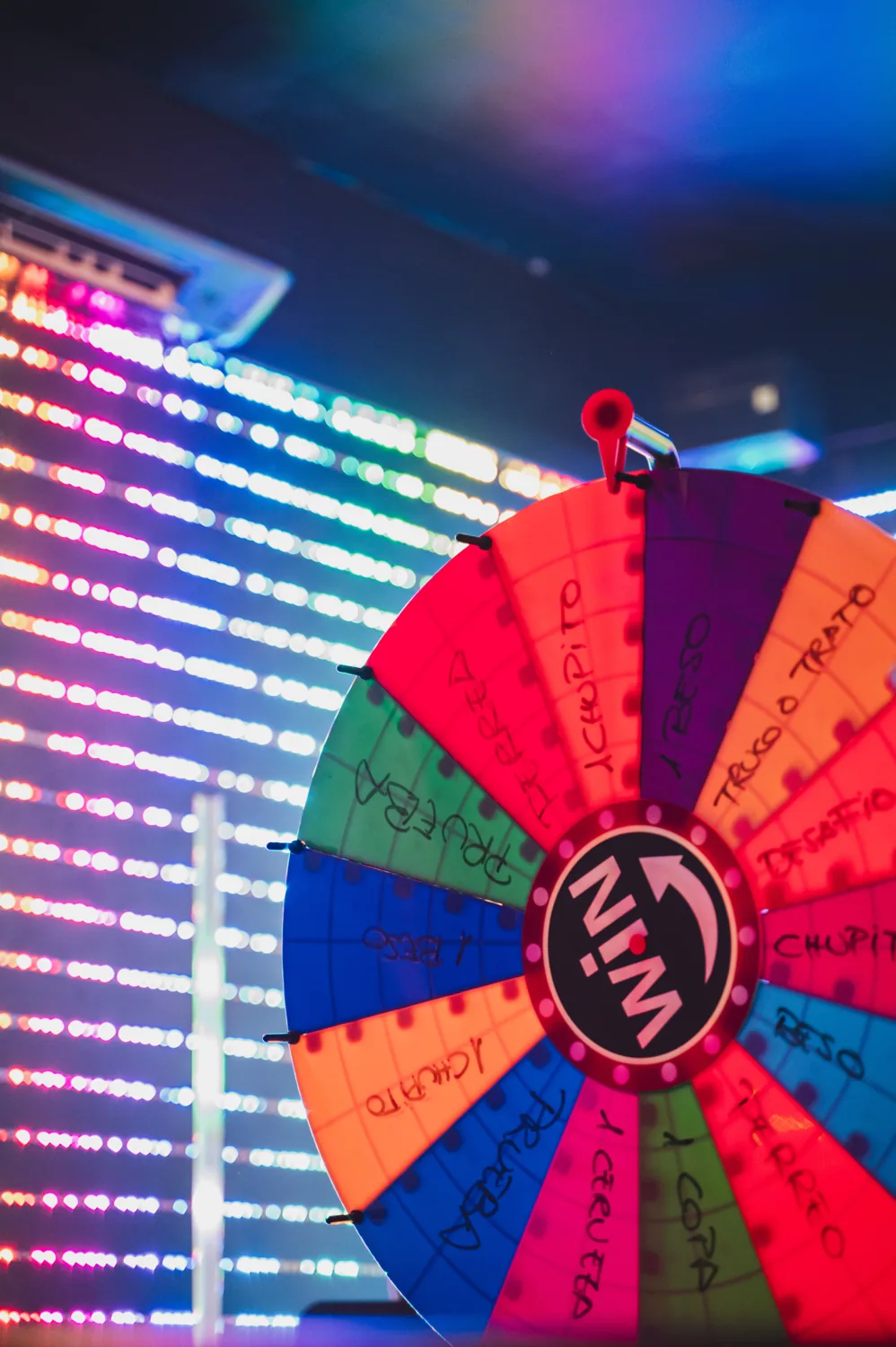 Ruleta y juegos de los encuentros de Paradiso